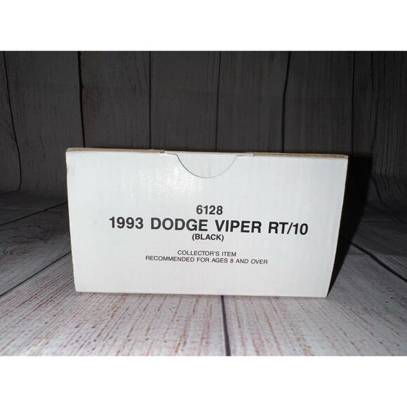 VINTAGE 1993 AMT ERTL 1:25 SCALE PROMO " 1993 DODGE VIPER RT/10 " BLACK 6128 - Picture 13 of 14